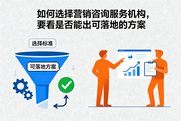 如何選擇營銷咨詢服務機構，要看是否能出可落地的方案