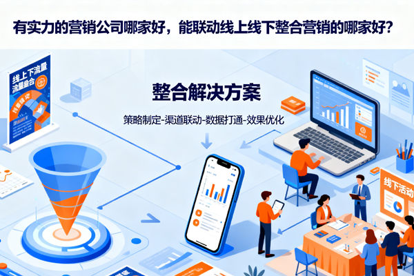 有實力的營銷公司哪家好，能聯動線上線下整合營銷的哪家好？